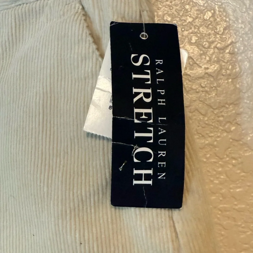 NWT Ralph Lauren Girl’s Corduroy Skort Sand Beige Size 10